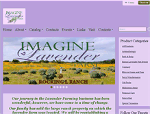 Tablet Screenshot of imaginelavender.com